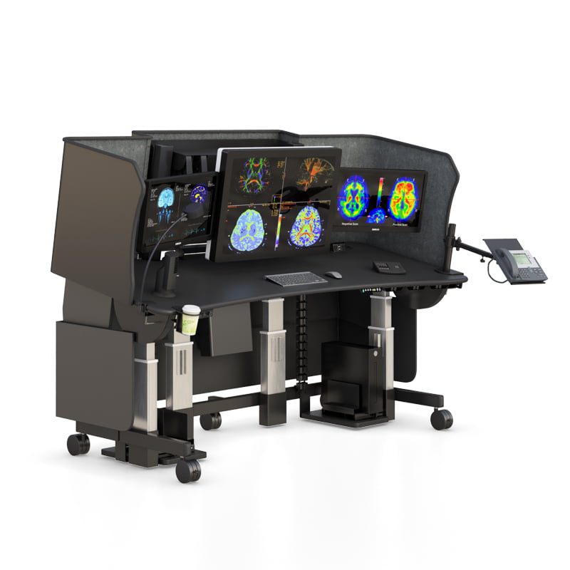Premium Radiology Ergonomic Desk