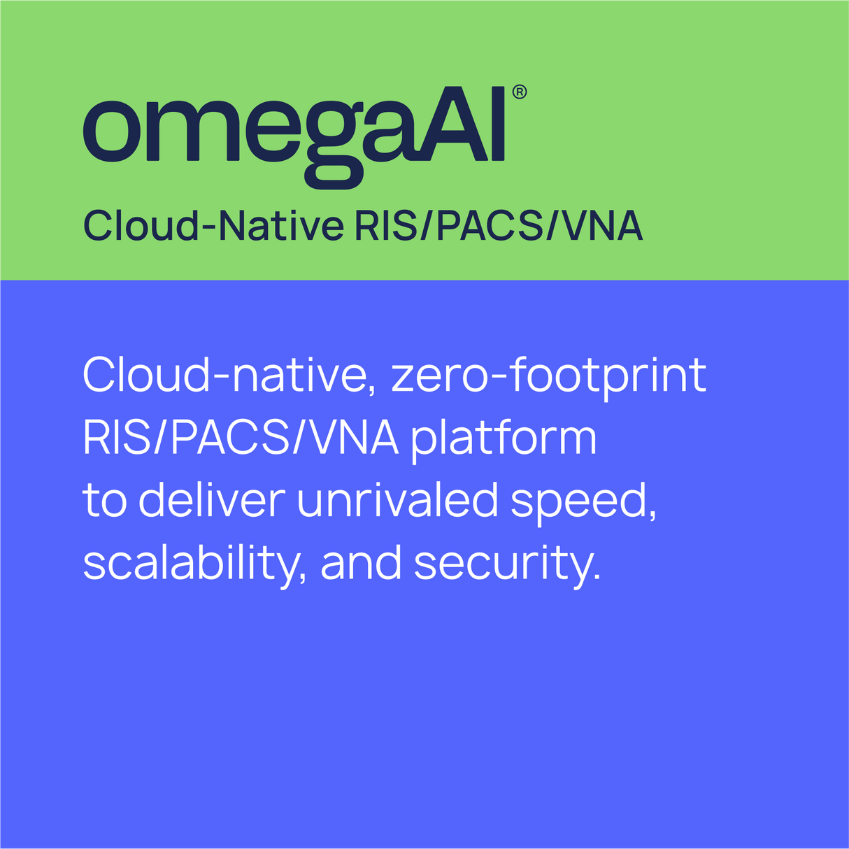 omegaAI® RIS/PACS/VNA